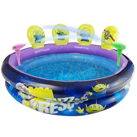 Sambro Disney Toy Story 4 - aufblasbarer Pool, Inklusive 2 Wasserpistolen