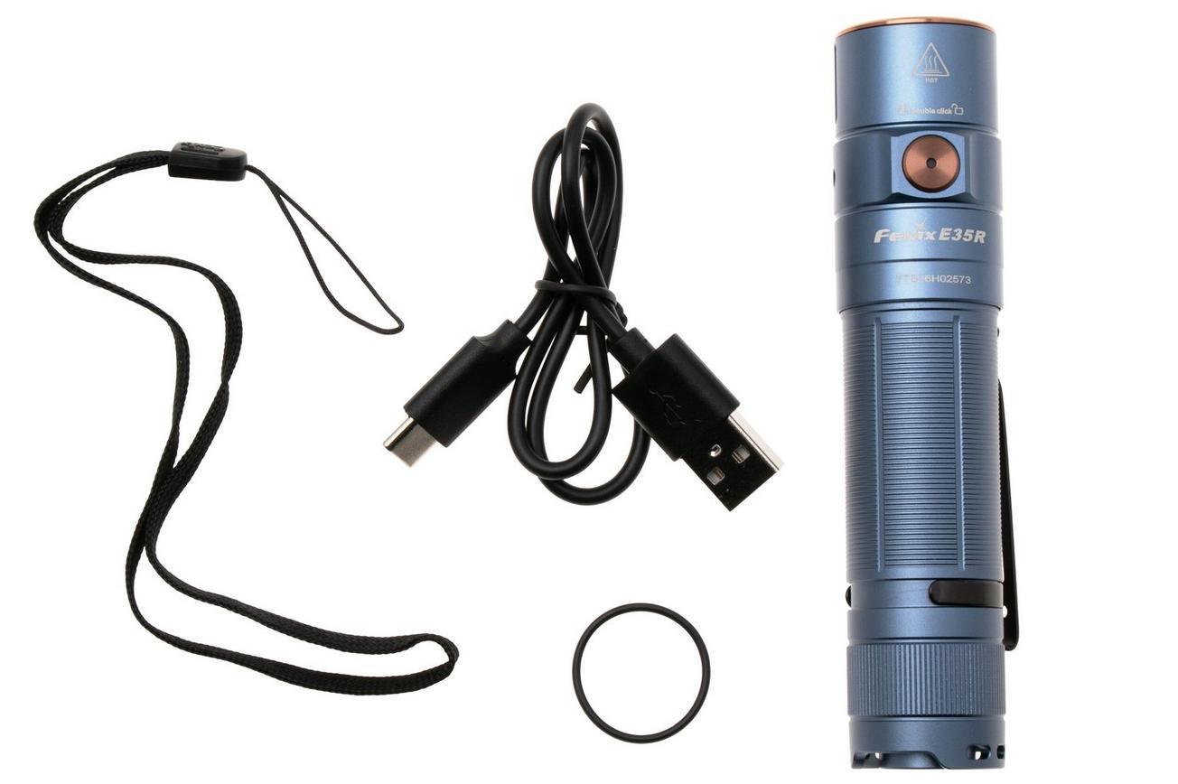 Fenix E35R EDC zaklamp, 3100 lumen, Glacier Blue