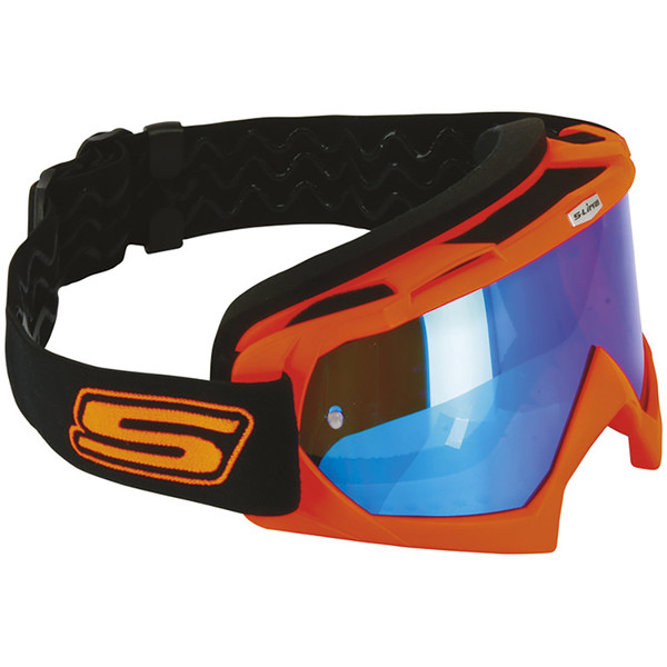S-Line - Masque Eco Iridium Gogglecros 29/35 Orange fluo / Noir