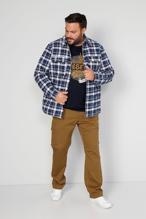 Boston Park Hemdjacke, Karostepp, Bauchfit, bis 82