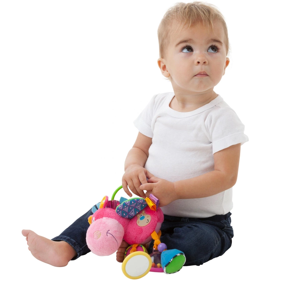 playgro Toy Box Pferd Klipp Klapp, pink