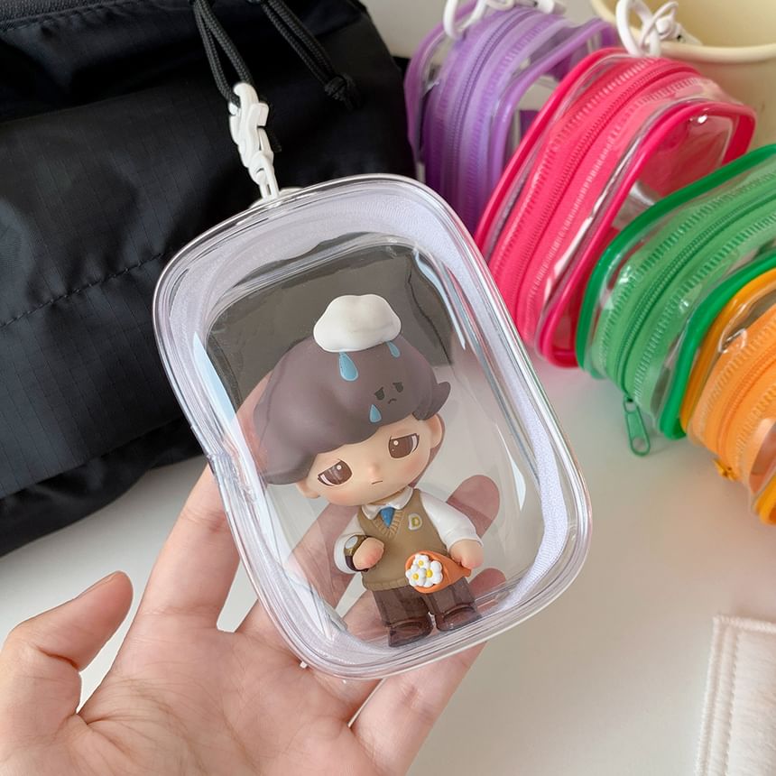 CaDarr - Transparante PVC-beeldjesdisplay Ita Bag Charm-sleutelhanger
