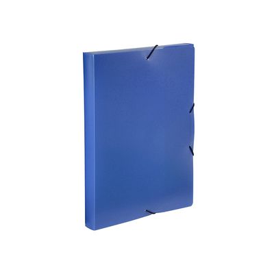 Viquel - Boîte de classement plastique - dos 30 mm - bleu