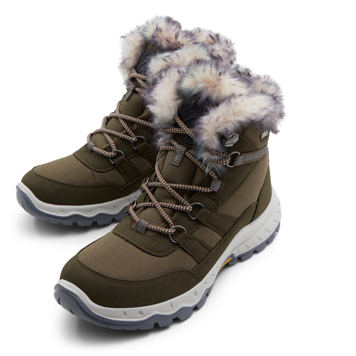 BANFF TRAIL PREMIUM-Vib_one-Bottes de randonnée - Semelle tracteur - Kaki