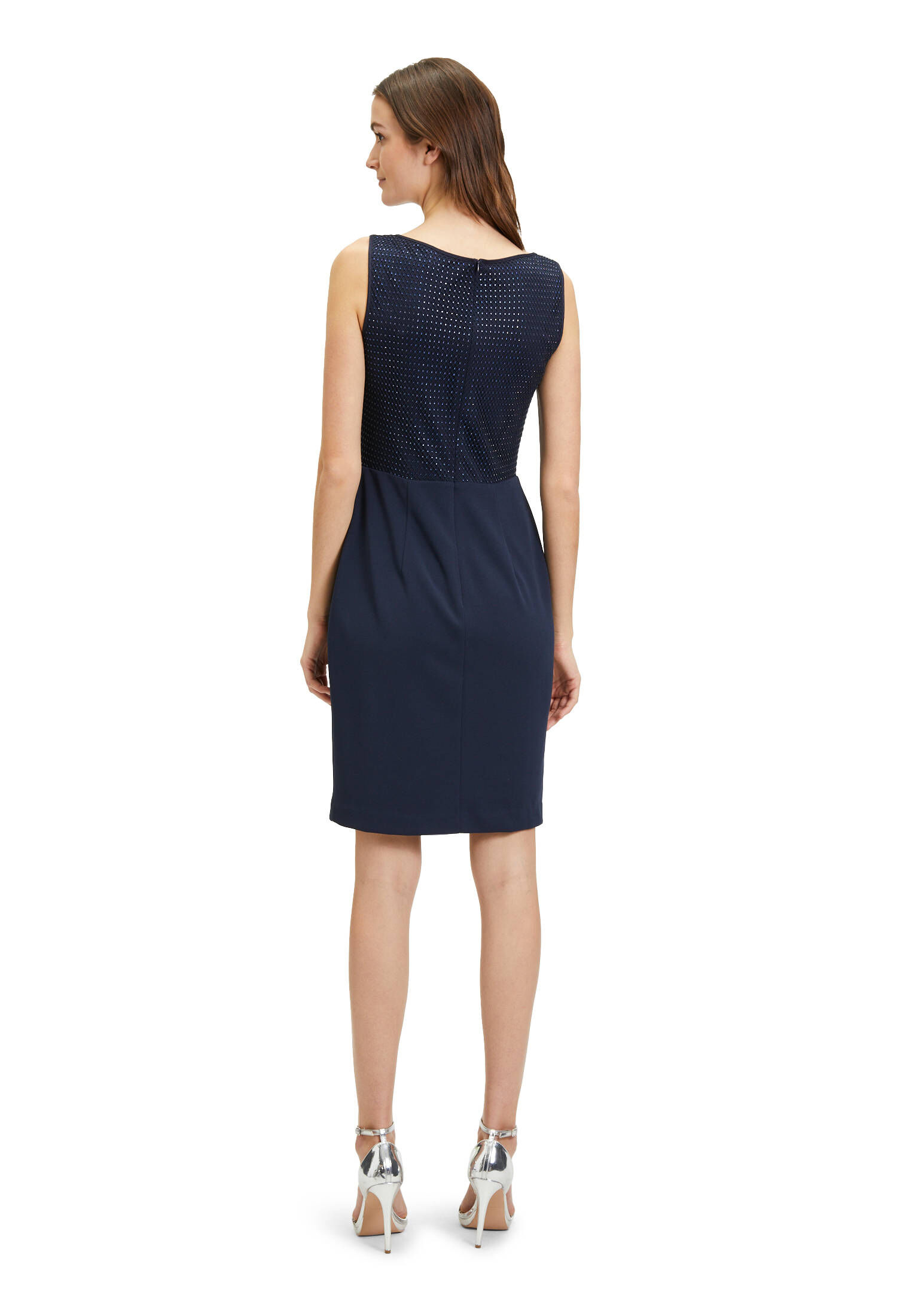 Vera Mont| Damen Etuikleid im Glitzer-Look