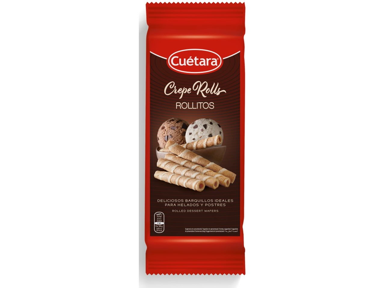BOLACHAS CUÉTARA CREPE ROLLS 225G