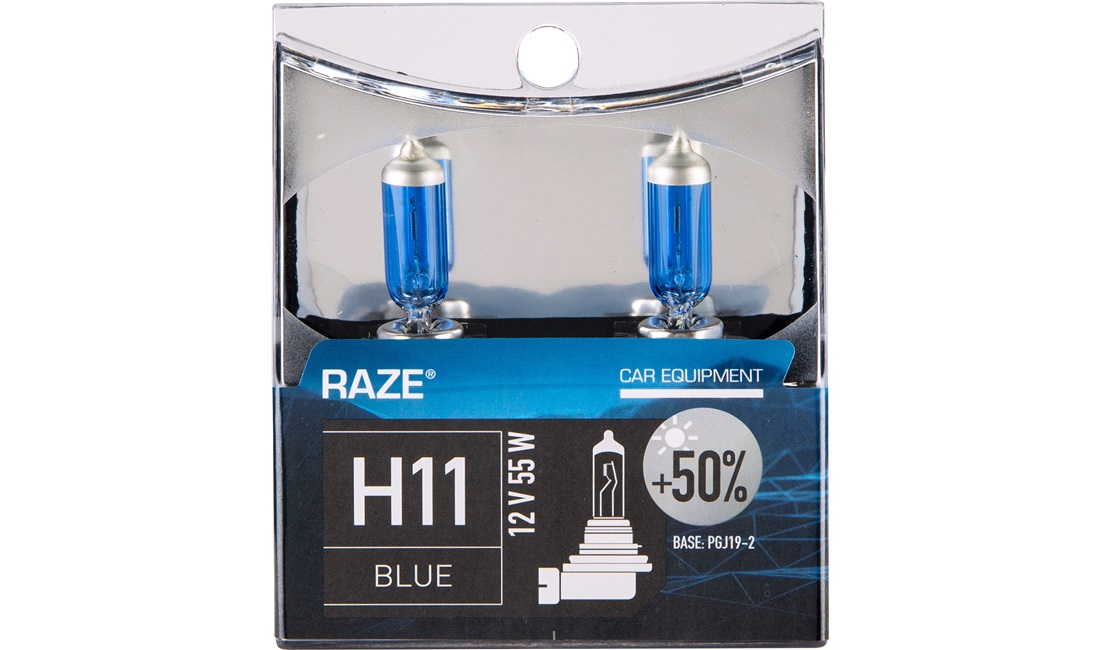 Pæresæt H11 Blue Edition - RAZE