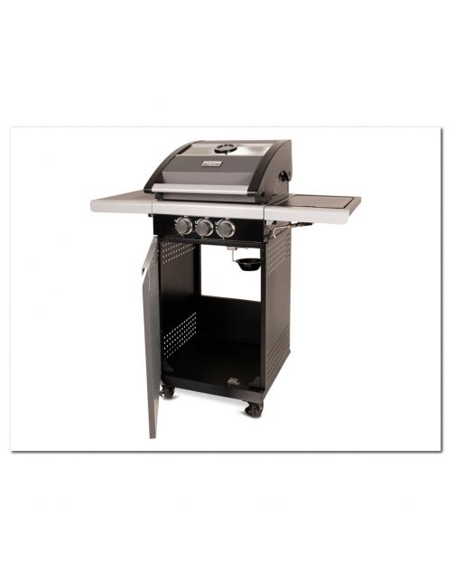 Patton Patio Pro Chef - Multi Grill 2+ Gasbarbecue - Barbecue - 54x110x113 cm 29 kg Grijs Zwart Geschikt Voor 4-6 Personen