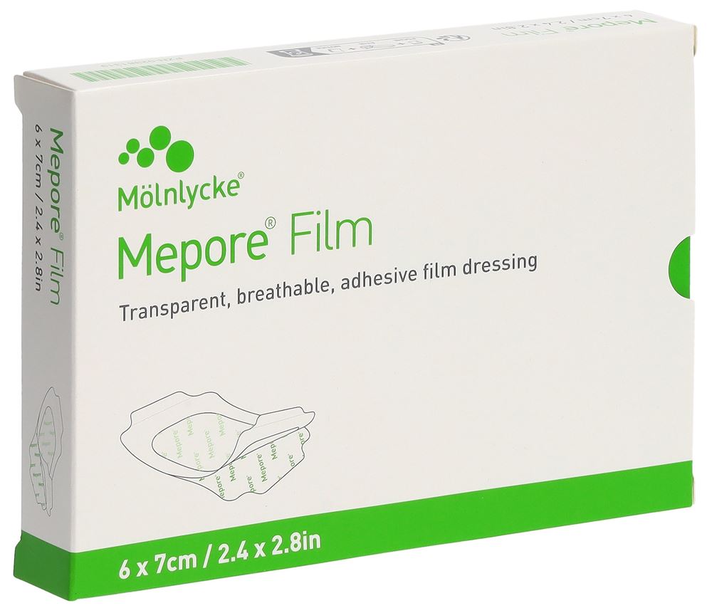 MEPORE Folienverband 6x7cm steril 10 Stk