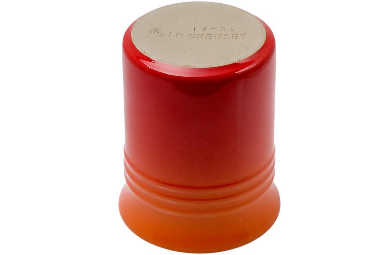 Le Creuset spatelpot oranje-rood, 15 cm