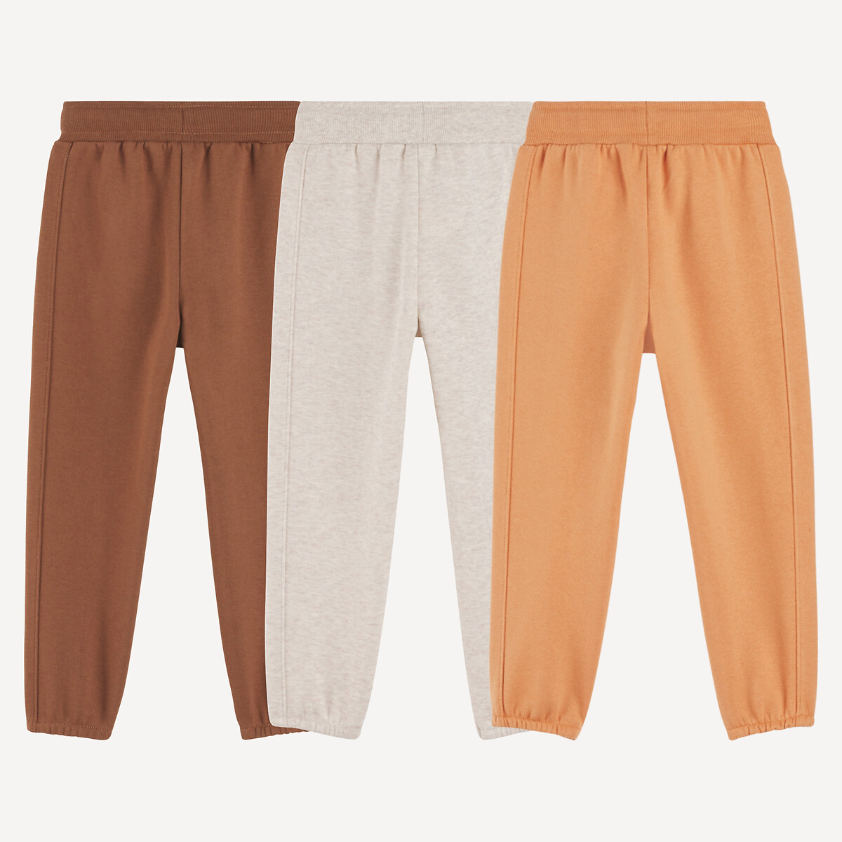 COLEÇÃO LA REDOUTE<br>Conjunto de 3 calças de moletom