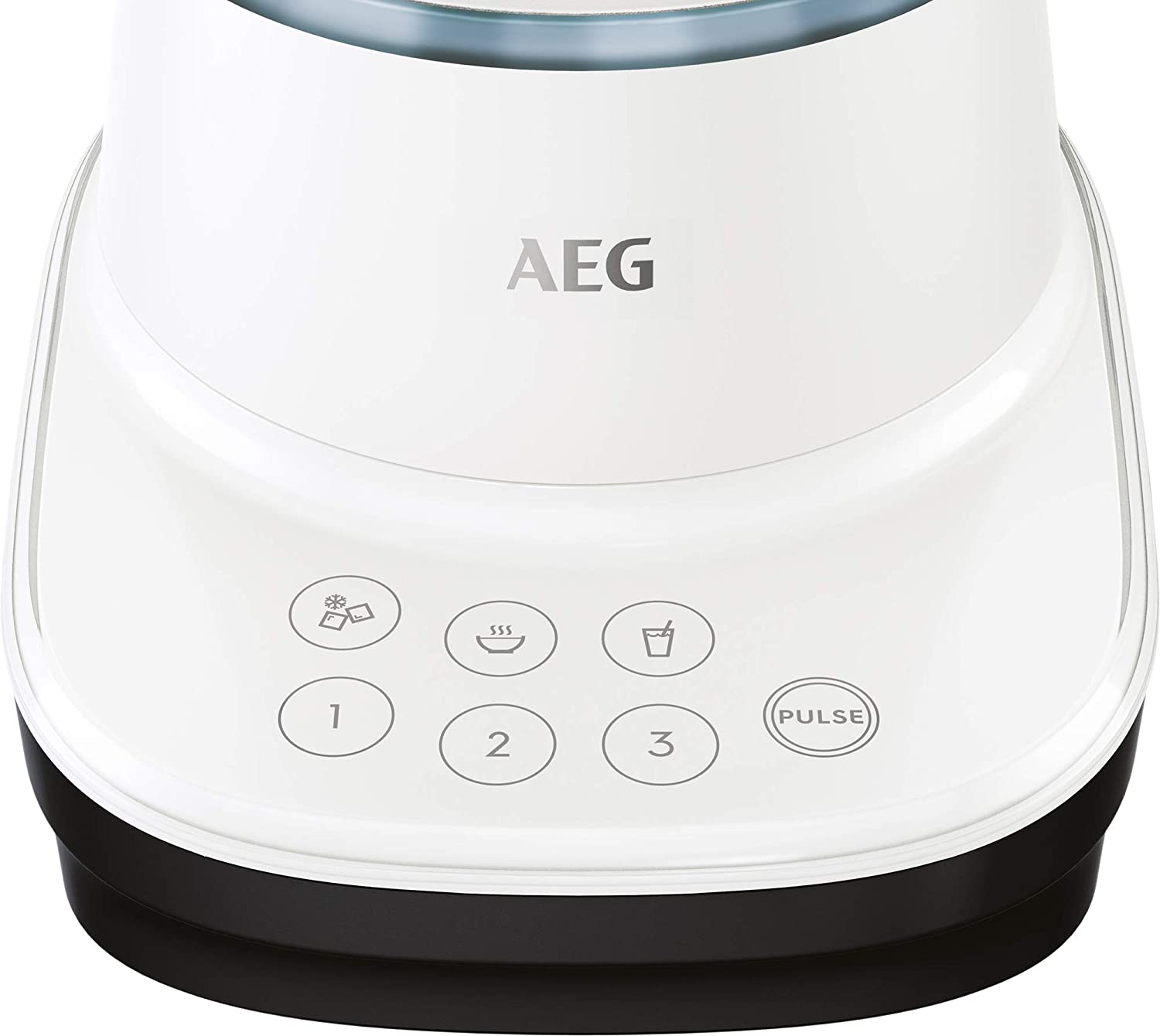 AEG TB 7-1-4 CW Standmixer, Smoothie Maker, Crushed Eis, Gourmet 7 weiß/schwarz, 1,5 Liter