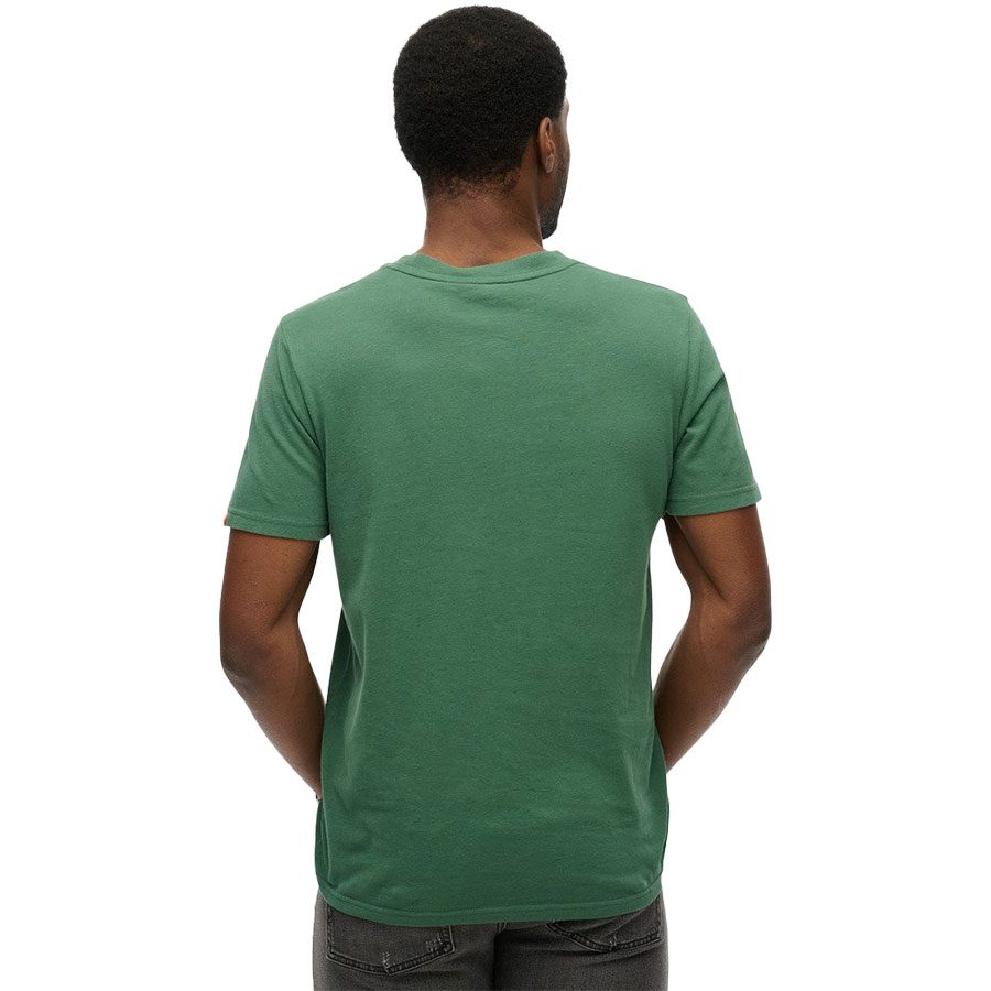 Superdry Vl Embroidered Relaxed Tee Herren international pine