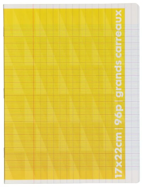 cahier 22x17 - ligné seyès