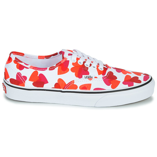 Vans - AUTHENTIC - Blanc / Rouge
