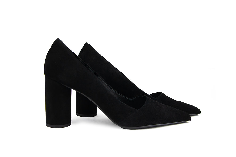 Hogl Pump Schwarz Suede