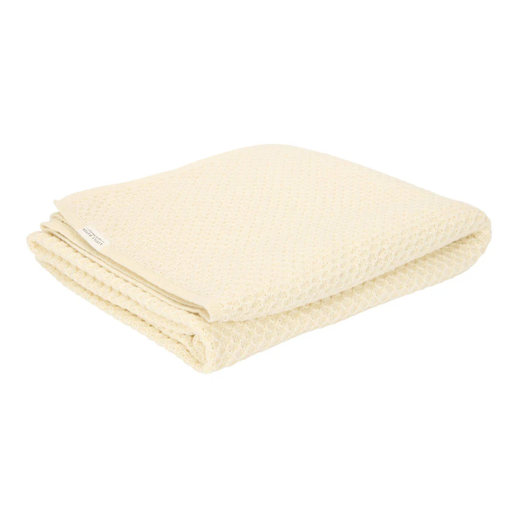 gebreide wiegdeken Pure Soft White