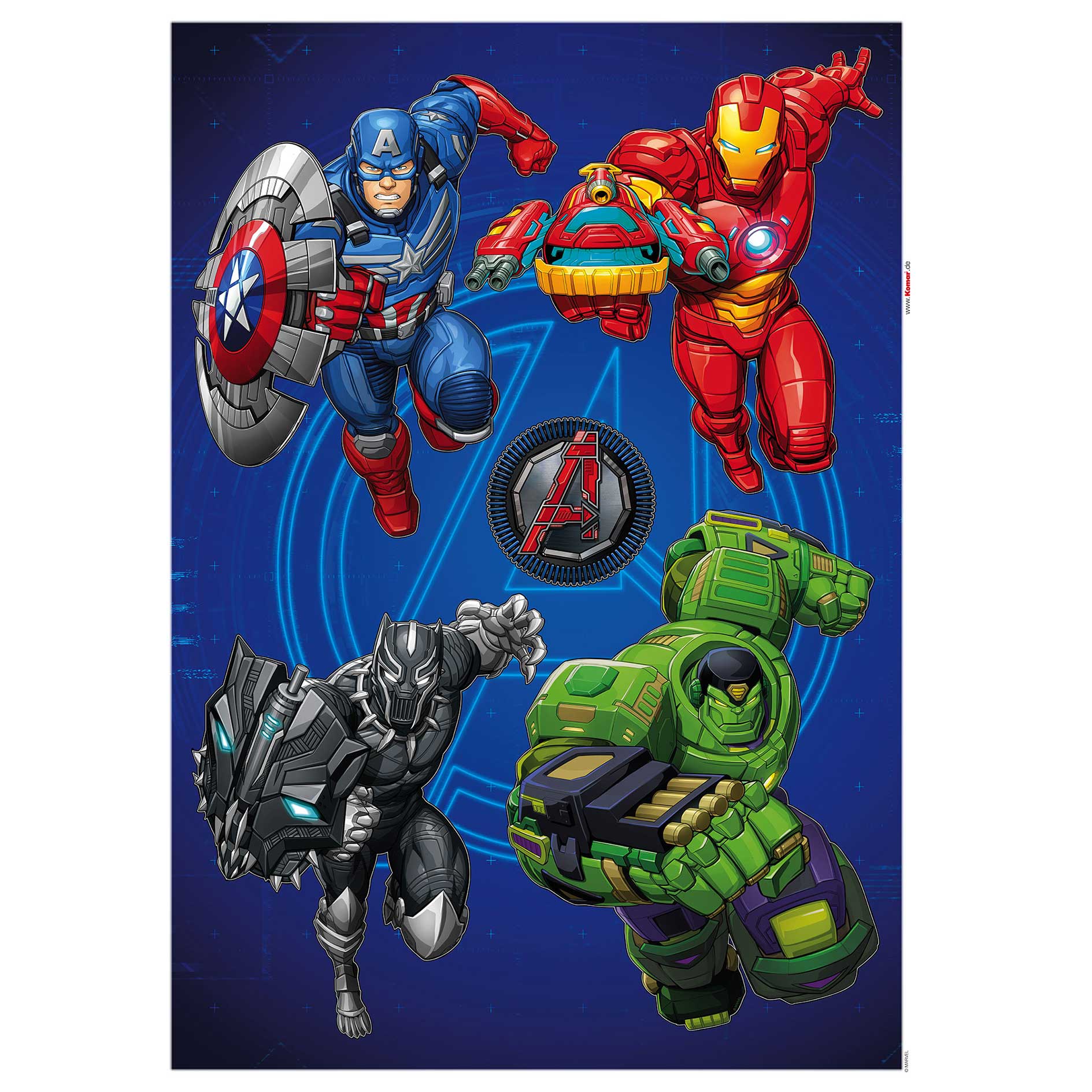 Wandtattoo AVENGERS MECH STRIKE - 50x70 cm