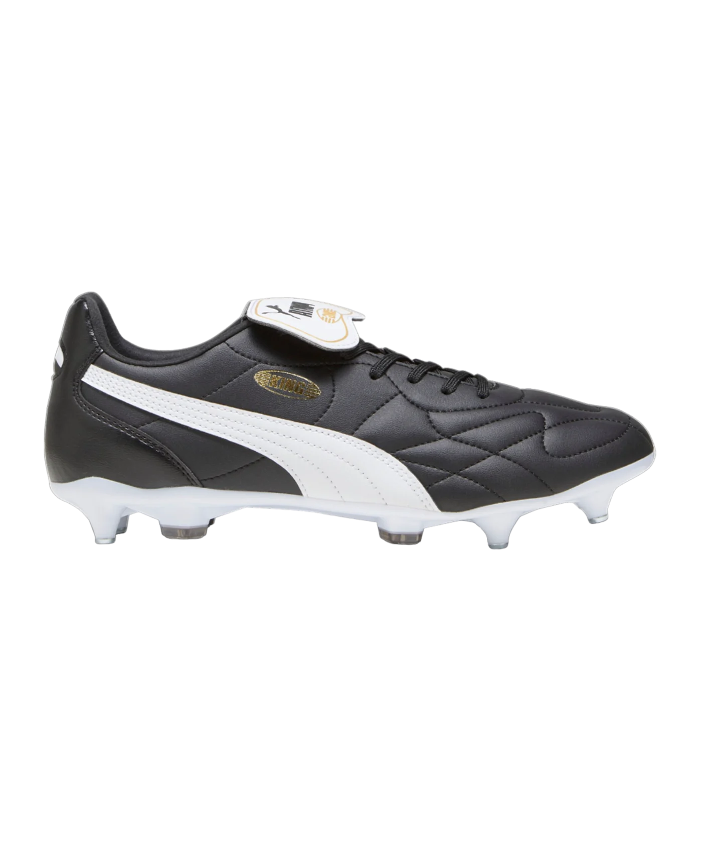 PUMA KING Top MxSG Schwarz Weiss Gold F01