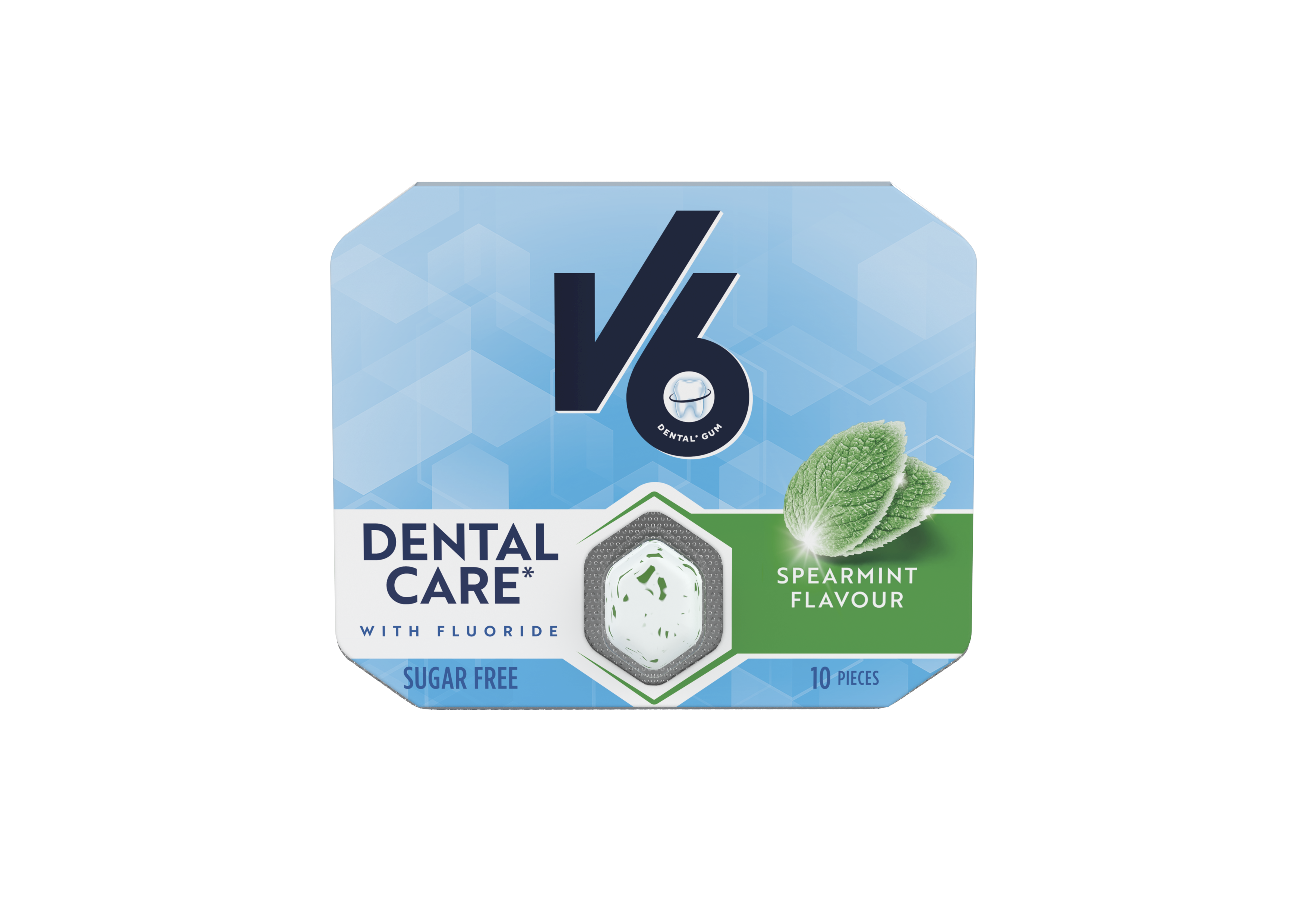 V6 Kaugummi Spearmint 10 Stk