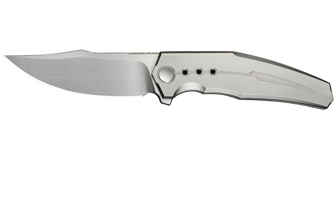 WE Knife Kyklos WE23086-4 Satin M390, Titanium, zakmes
