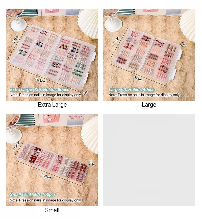 Michu - Opbergdoos voor opdrukbare nagels (verschillende ontwerpen)