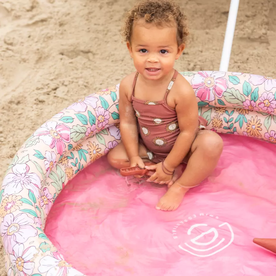 Swim Essentials Printed Children's Pool 100 cm Pink Blossom