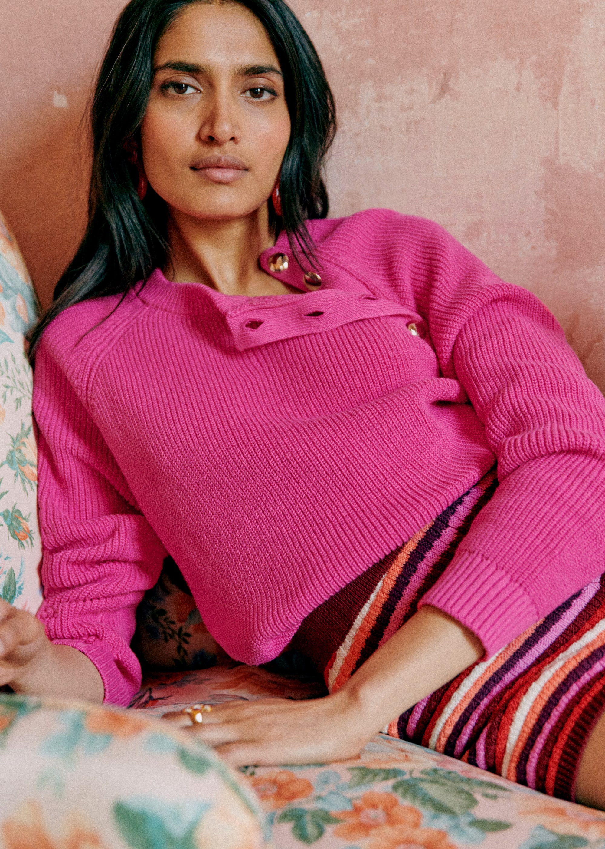 Pull Gary - Création rose - Magnolia - E-SHOP/MAILLE 5905425