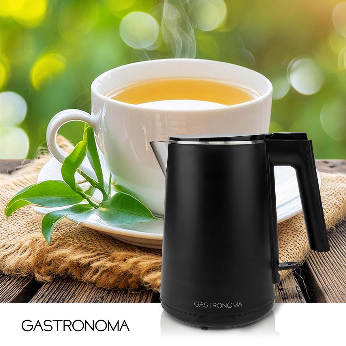 Gastronoma 18130004 Waterkoker - Zwart