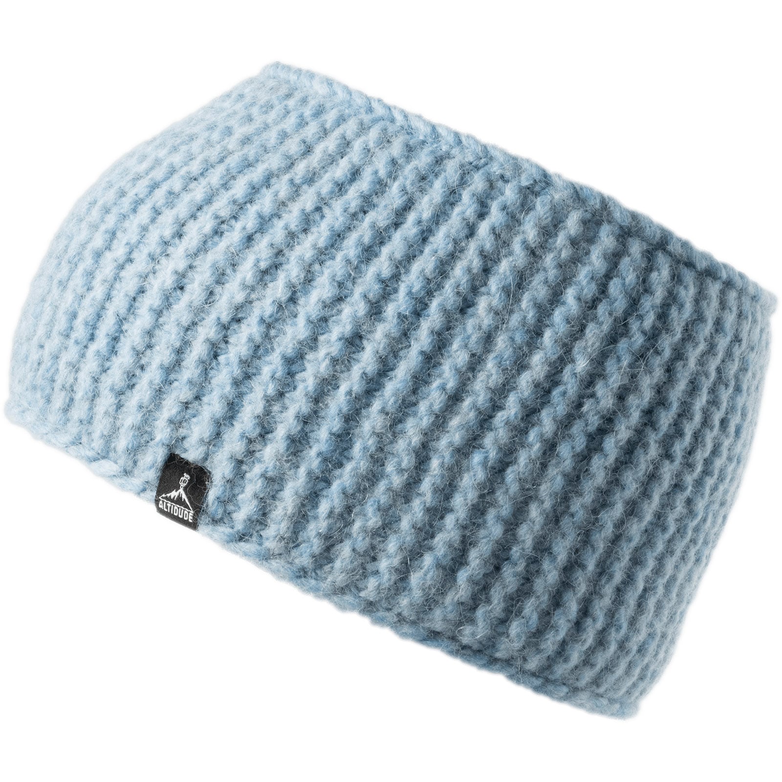 ALTIDUDE Merino Stirnband Cloud Grob Strick Kopfband Ohren Schützer Alpaka Wolle Farbe: beige