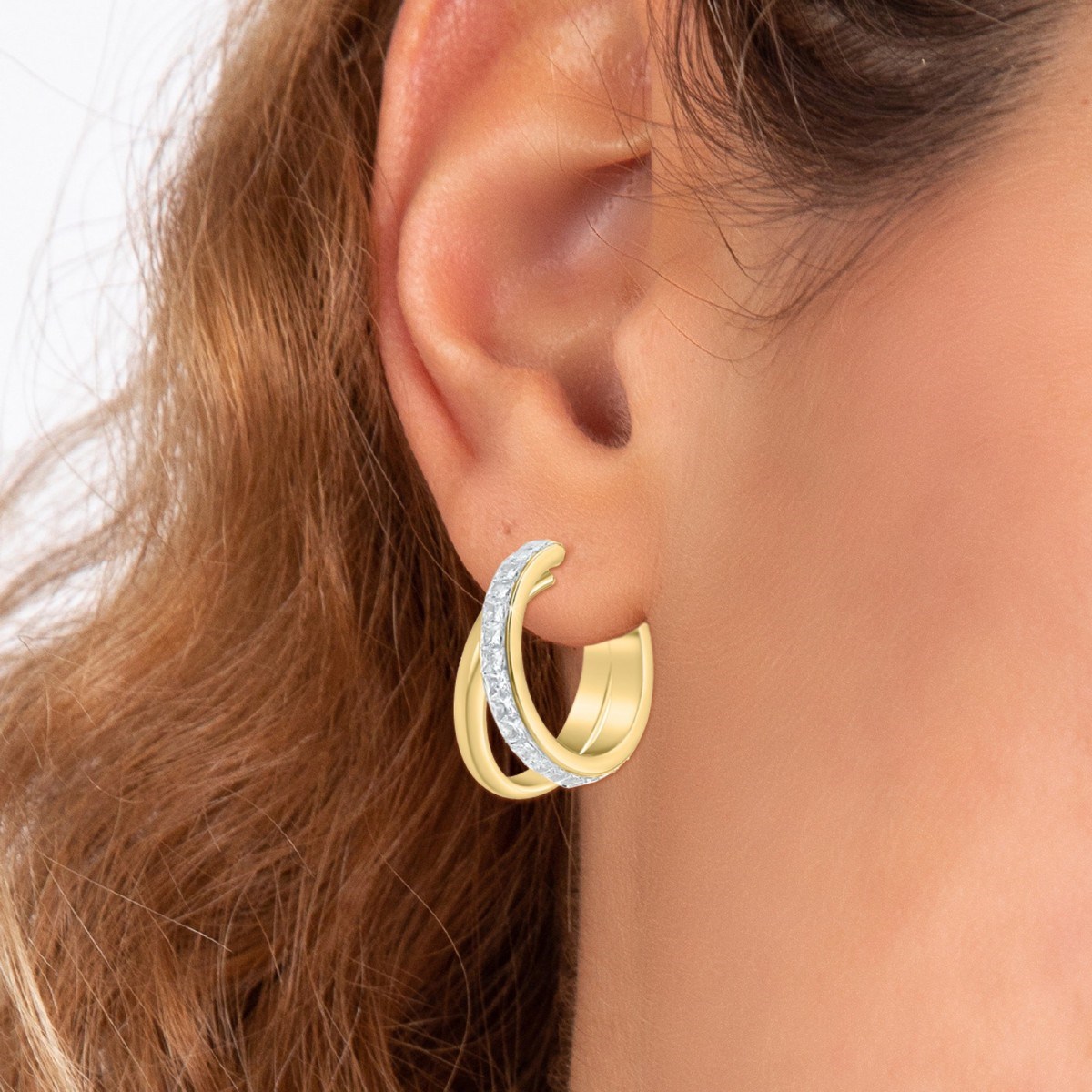 Boucles d'oreilles par SC Bohème ornées de Cristaux scintillants