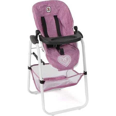 Bayer Chic 2000 Puppen-Hochstuhl, Jeans pink