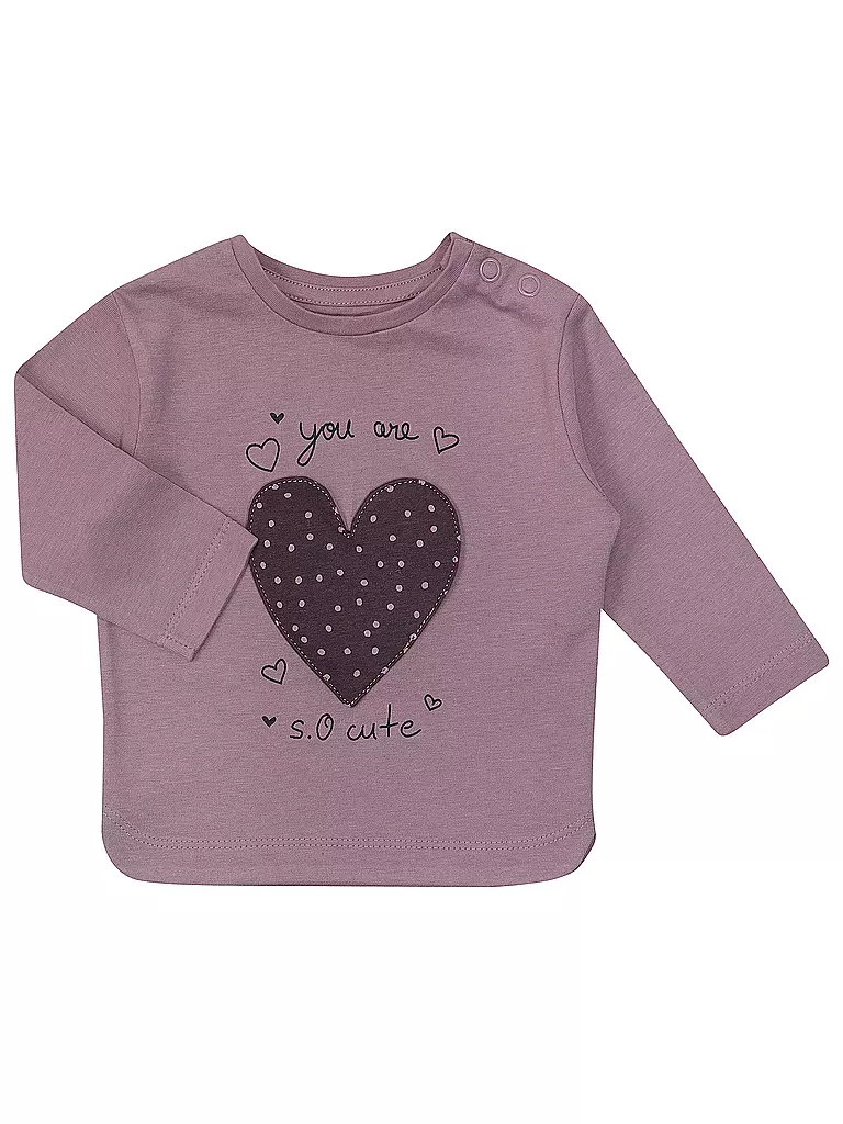 S.OLIVER Mädchen Langarmshirt beere