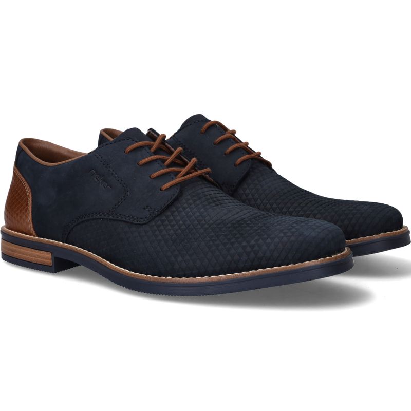 Rieker Veterschoenen Blauw Heren
