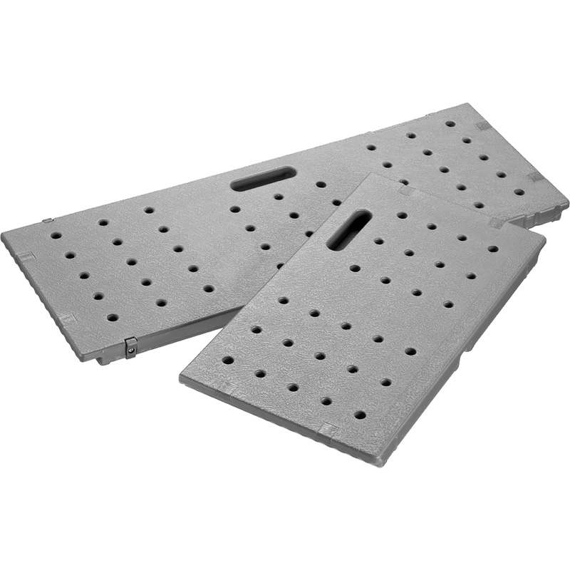 W.steps platform van polyethyleen 1370x300 mm
