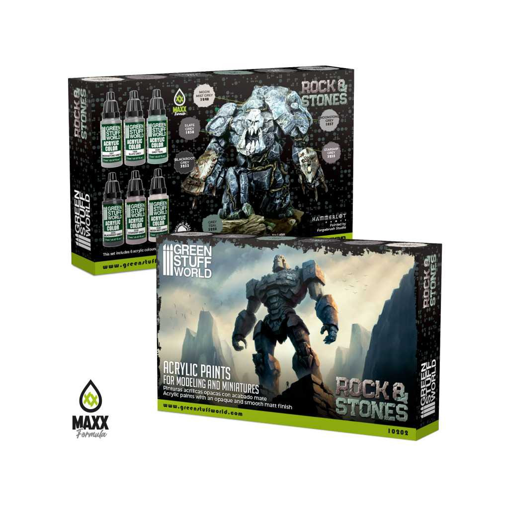 Set de Peintures - Rock & Stone