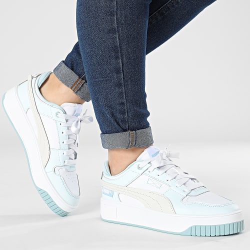 Baskets Femme Carina Street VTG 392338 Puma White Gray Dewdrop