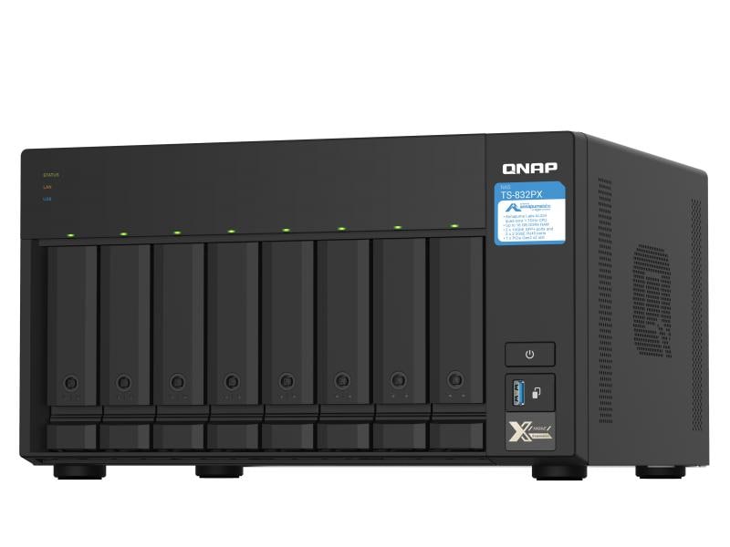QNAP NAS TS-832PX-4G 8-bay QNAP NAS TS-832PX-4G, 8-bay