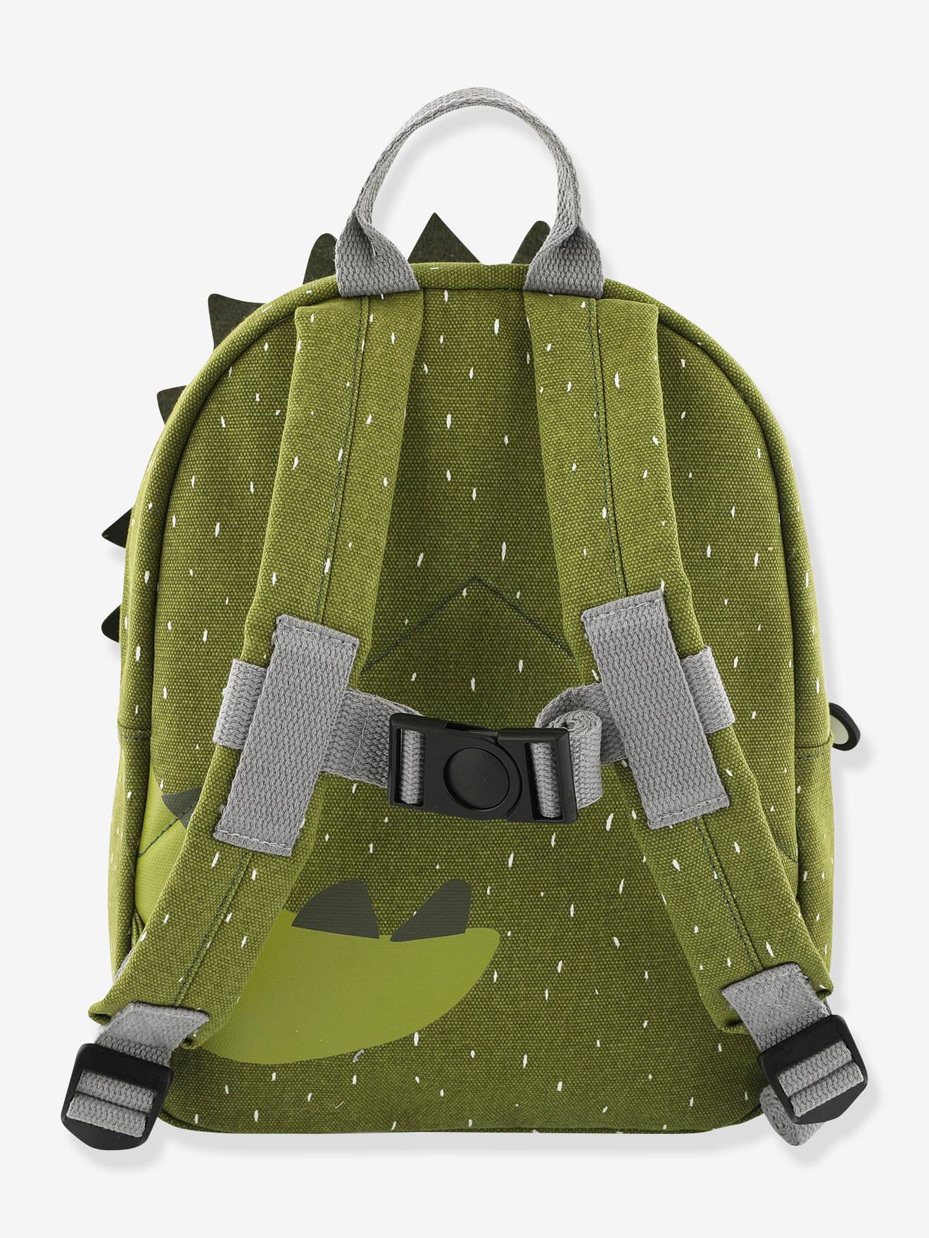 Mochila TRIXIE com estampa de animais, amarelo escuro, lisa.
