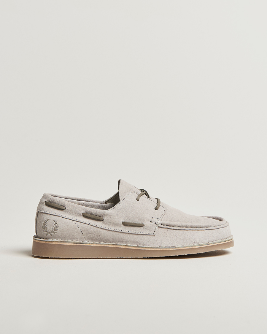 Fred Perry Meaden Suede Loafer Light Oyster