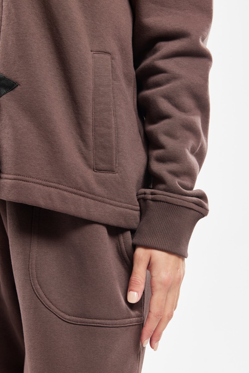 Veste molletonnée homewear - coton
