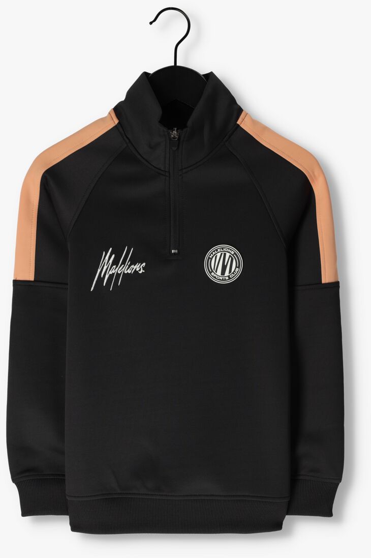 MALELIONS antraciet malelions sweater quater zipp