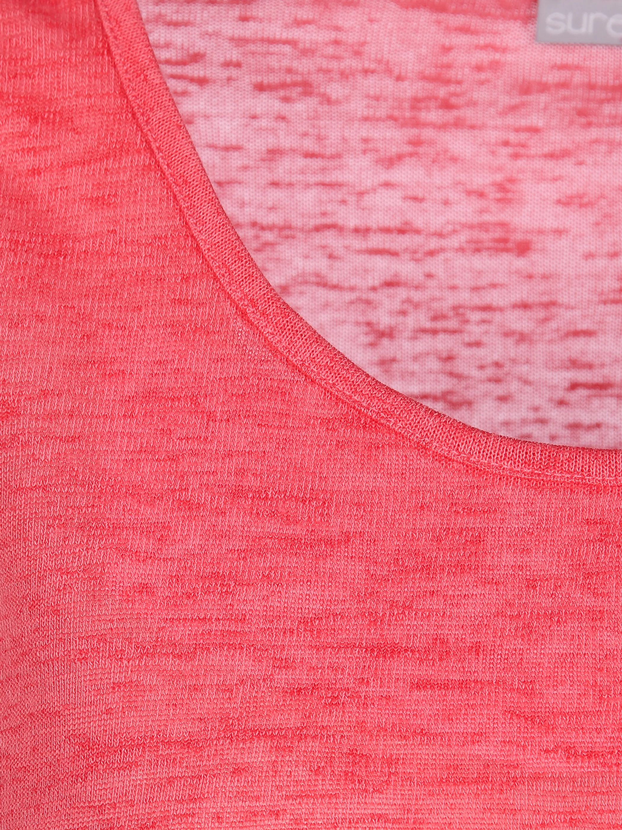 Damen Basic Shirt in meliertem Design