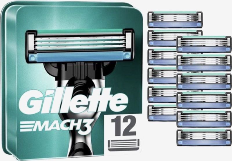 Gillette - Mach3 - Scheermesjes - 12 Stuks
