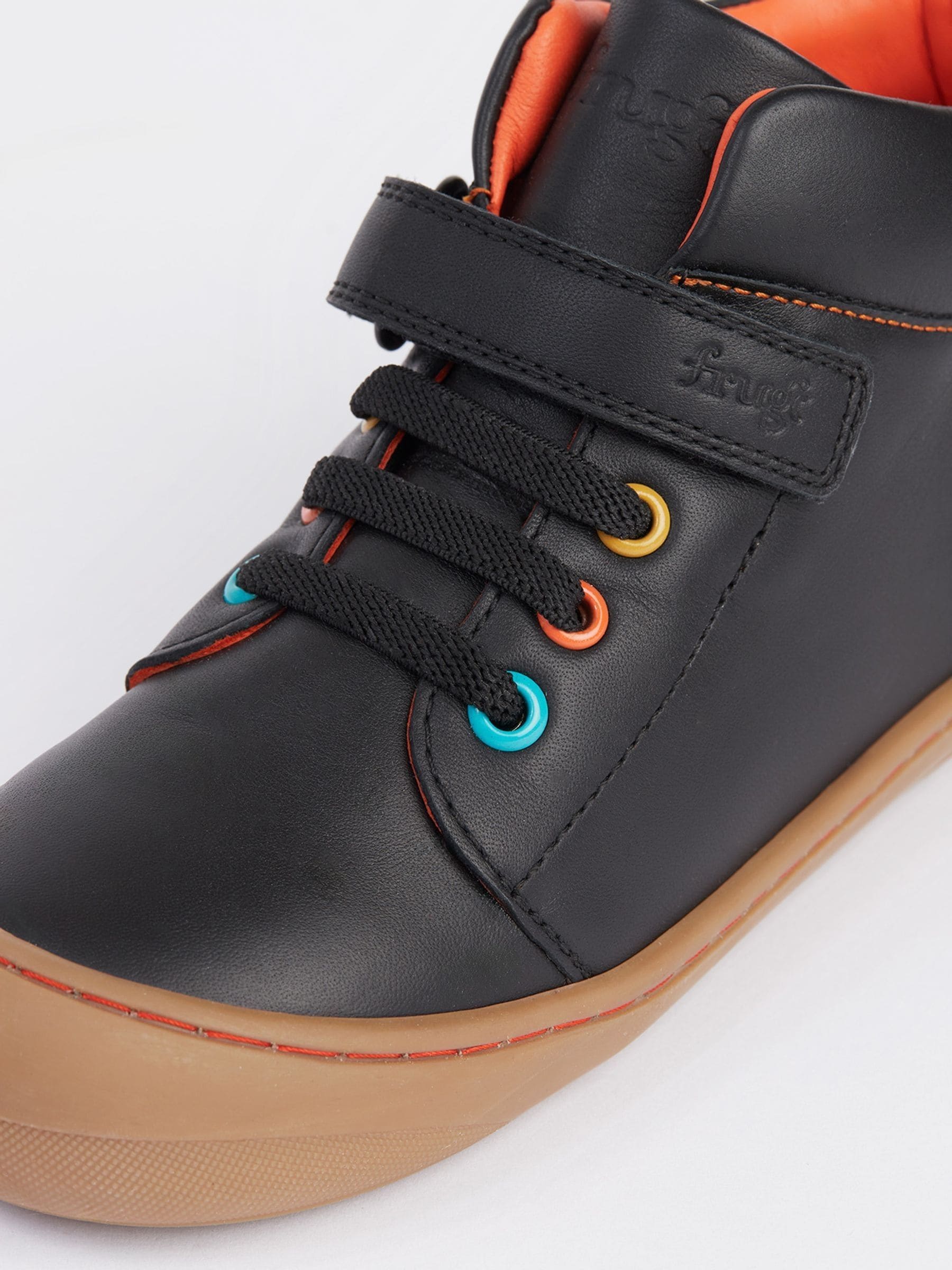 Frugi zwarte stretchy kanten Boots