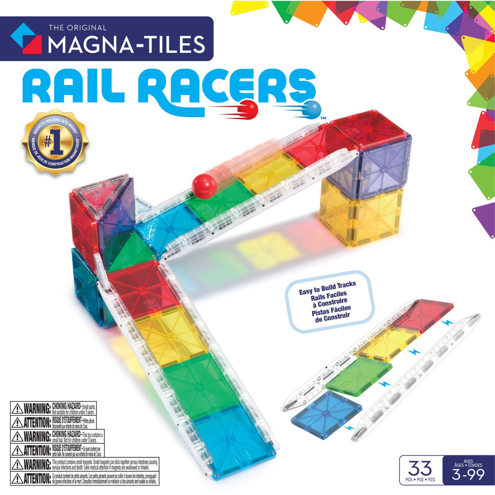 Køb Magna-Tiles® Small Rail Racer 33 Pcs