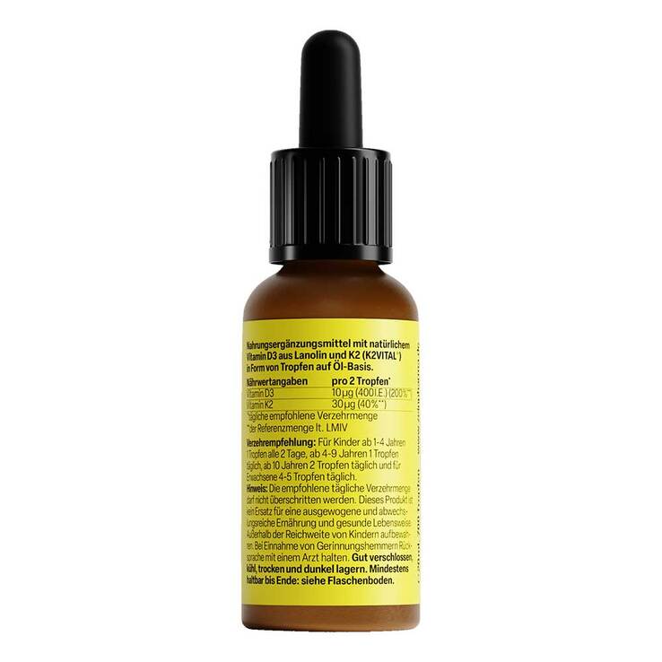 Vitamin D3 + K2 MK-7 all trans Family Tropf.zum Einnehmen , 20 ml