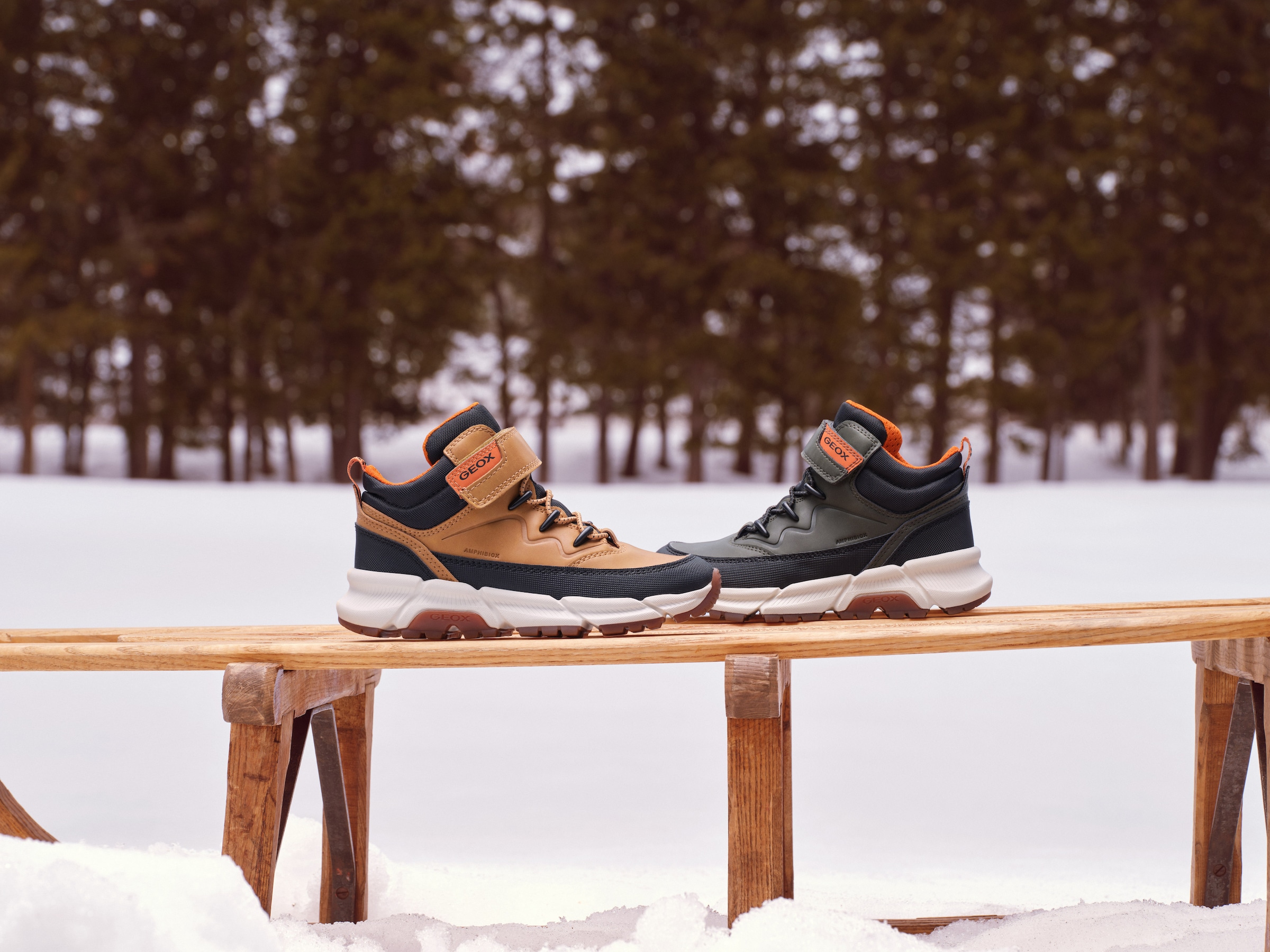 Geox Winterboots »J FLEXYPER PLUS BOY ABX«  Sneaker mit Geox Spezial Membrane, Grössenschablone zum Download
