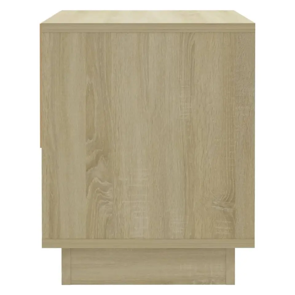 vidaXL - Nachtkastje - Beige - Bewerkt hout