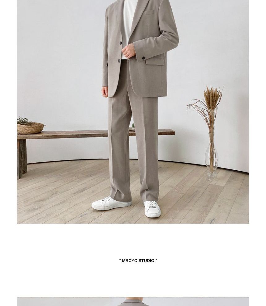 MRCYC - Blazer met knopen / Broek met rechte pijpen